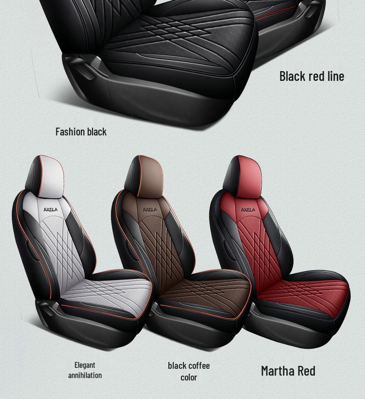 Mazda Angkesaila Five-Seater Cartoon Leather Car Seat Covers for All Seasons