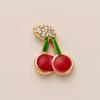 Cross-Border Fresh Fruit Pendant Necklace: Cherry, Pineapple, Orange, Strawberry, Pear Jewelry Accessories