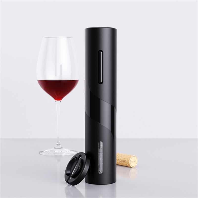 

Electric Cordless Wine Bottle Opener Corkscrew W/Foil Cutter Automatic One Click