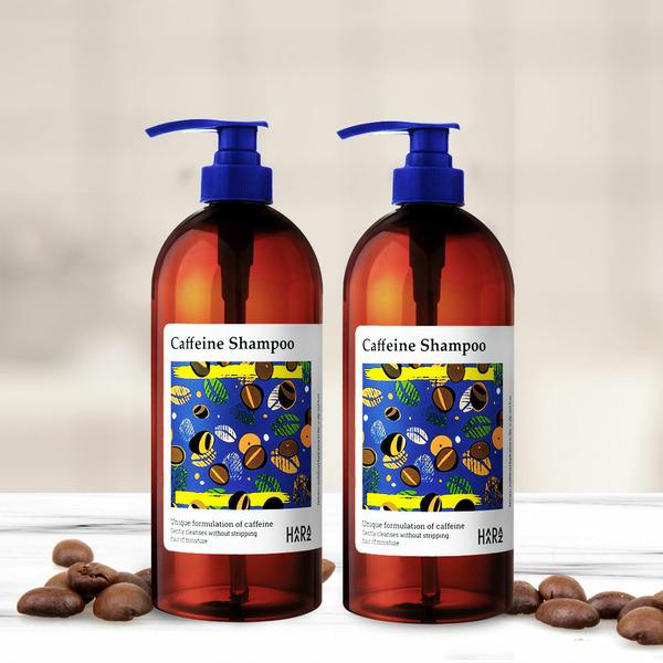 HAARAZ Caffeine Shampoo Large Capacity 1000ml [2 ea] 2 x 1000ml treatment
