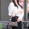 Bag Women's retro printed shoulder armpit bag trendy mobile phone cosmetic bag