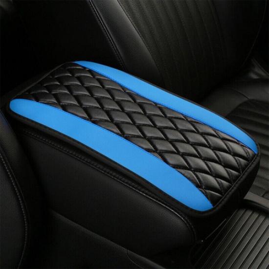 Car Center Console Leather Armrest Pad Cover Box Cushion Mat Protector Universal