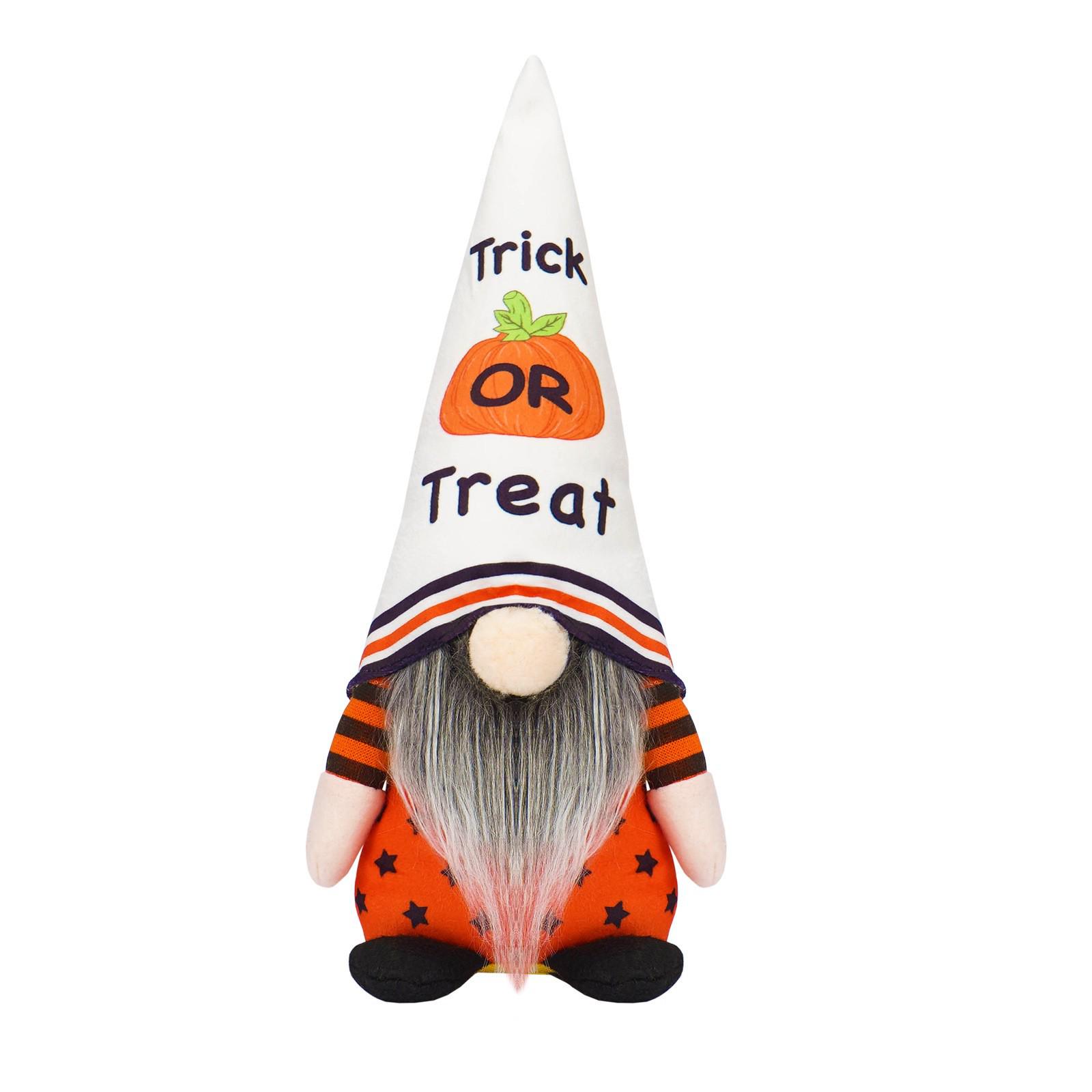 Rudolph Faceless Old Man Gnome Halloween Decoration Figurines