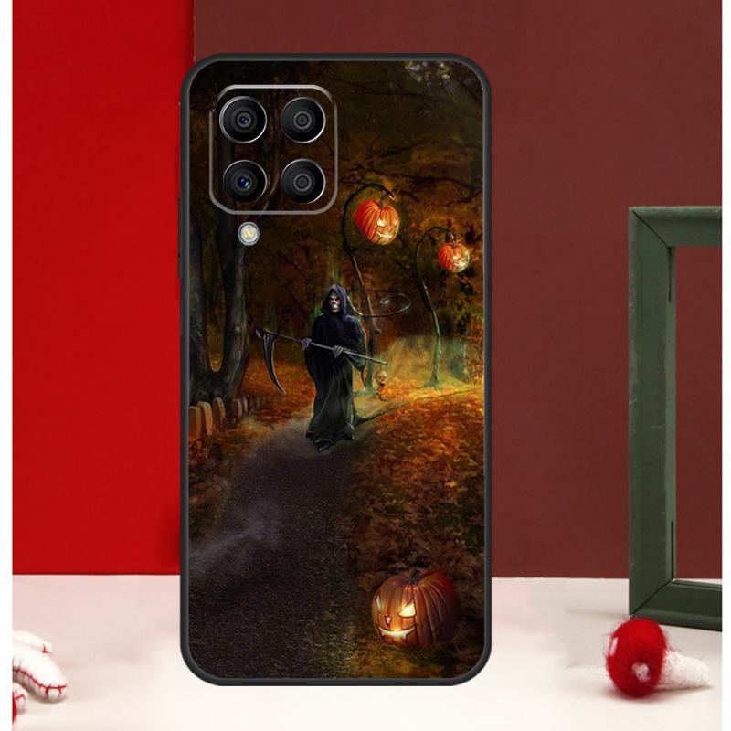 Halloween Pumpkin Ghost Mummy Case For Samsung Galaxy M13 M53 M56 M52 M32 M16 M11 M21 M31 M35 M12 M14 M15 M36 M55 M34 M54