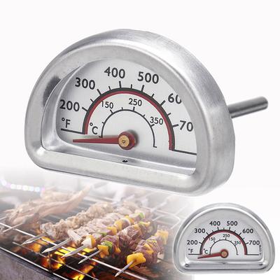 Vervangende Roestvrijstalen Grill Thermometer Hitte-indicator 0-400℃ BBQ Smoker Grill Thermometer Voor Charbroil Grill