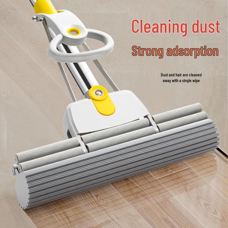 Extendable Double Roller Sponge Mop