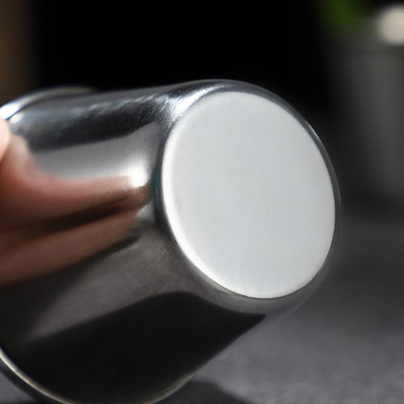 Stainless Steel Small Cocktails Shot Glasses Drinking Vessel Cup For Whiskeys Tequilas And Liquor Portable Barwares