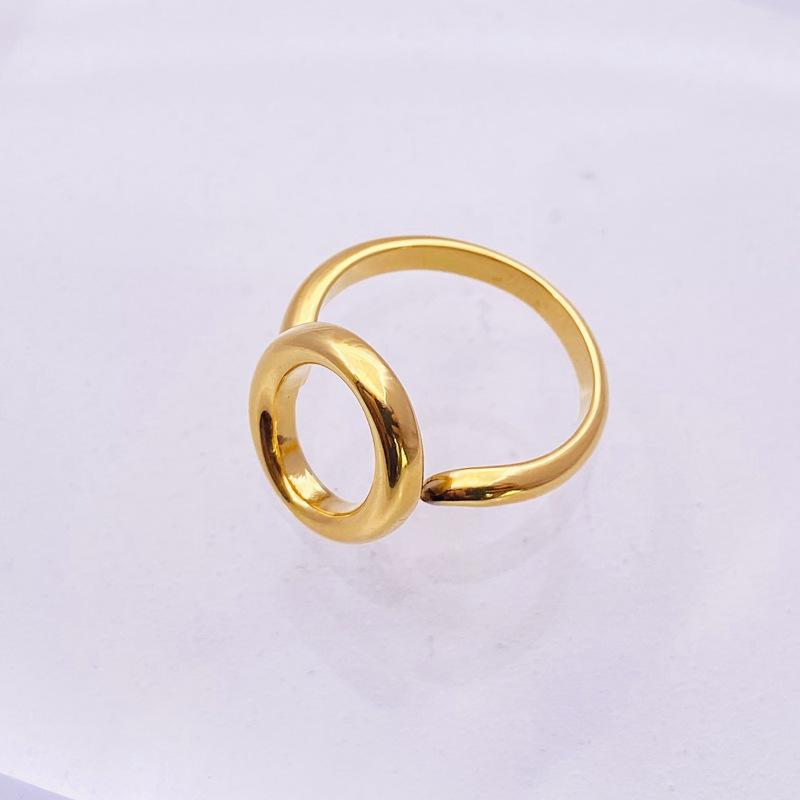 

Кольцо открытое кольцо женские кольца холодный ветер позолоченные 18-каратное золото ювелирные изделия мода Opening adjustable золотой