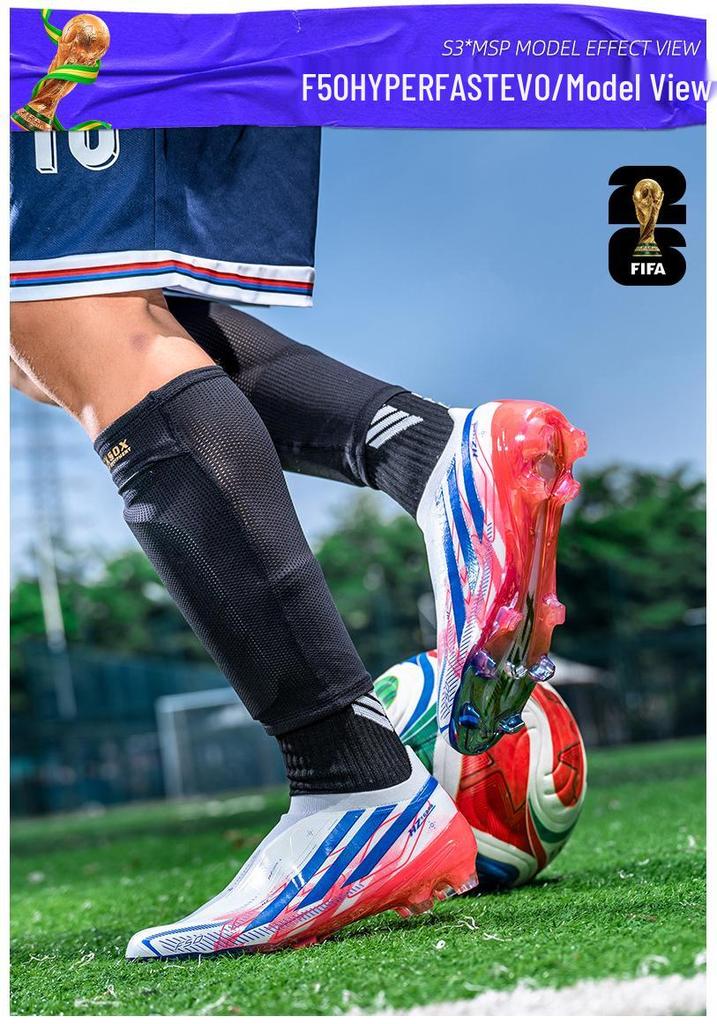 Unisex F50 Fußballschuhe Weltmeisterschaft mit langen Stollen für Training und Sport