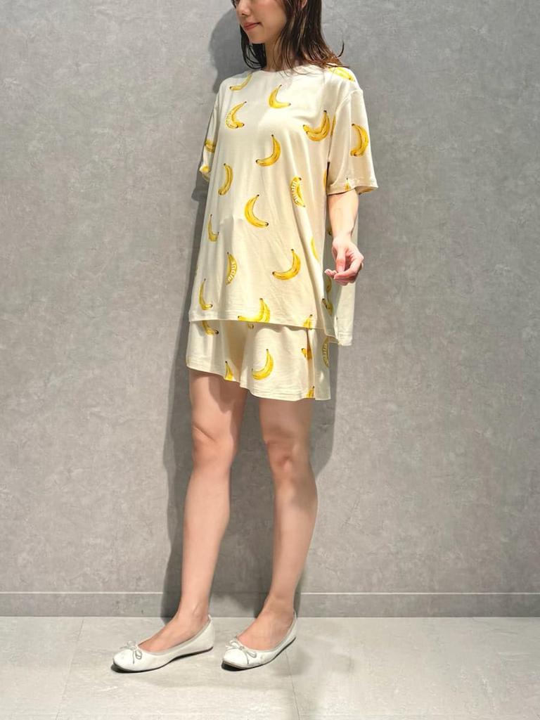 Gelato Pique Fruit Print Shorts PWCP252270 YEL Women's