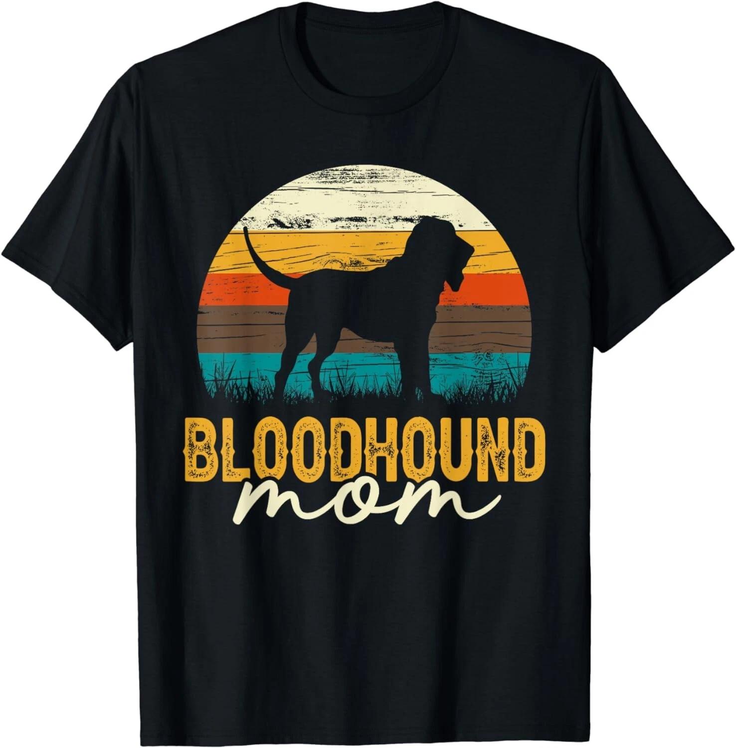 

Vintage Bloodhound Mom Dog Lover Mothers Day Gift Unisex T-Shirt 4XL