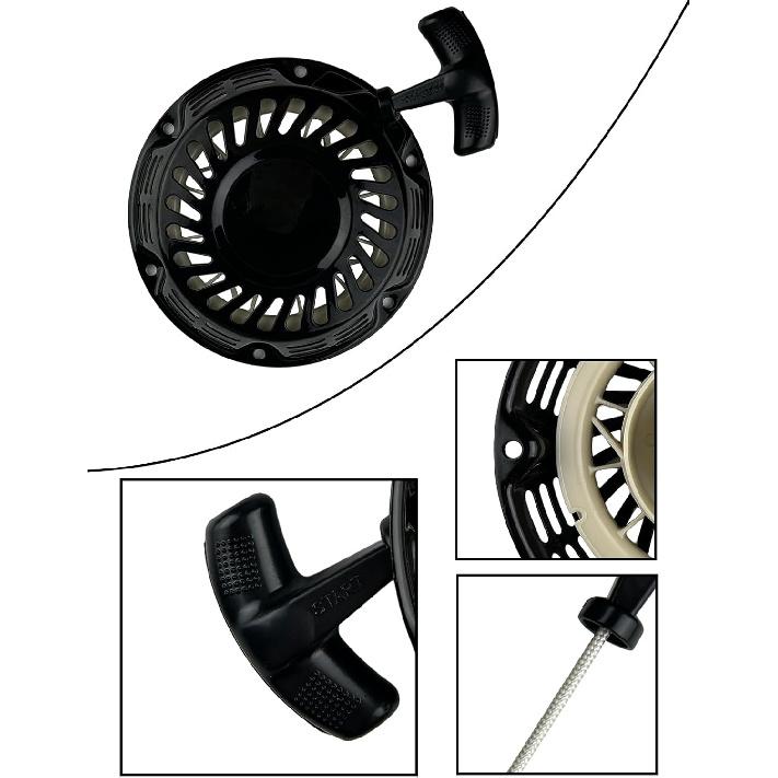 YAMAKATO 212cc Pull Start for Predator 212 Recoil Starter Aftermarket for Champion Generator Coleman Ct200u ex Bt200x 196 224 cc Mini Bike Go Kart