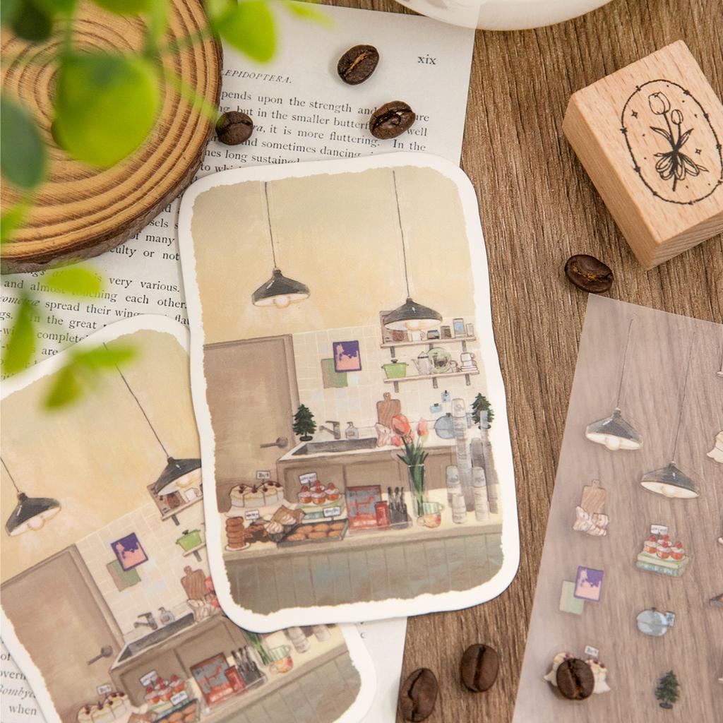 2pcs/1 lot Landscape Sticker Life Archive Series INS Lifestyle Landscape DIY Materials Decoration Stickers