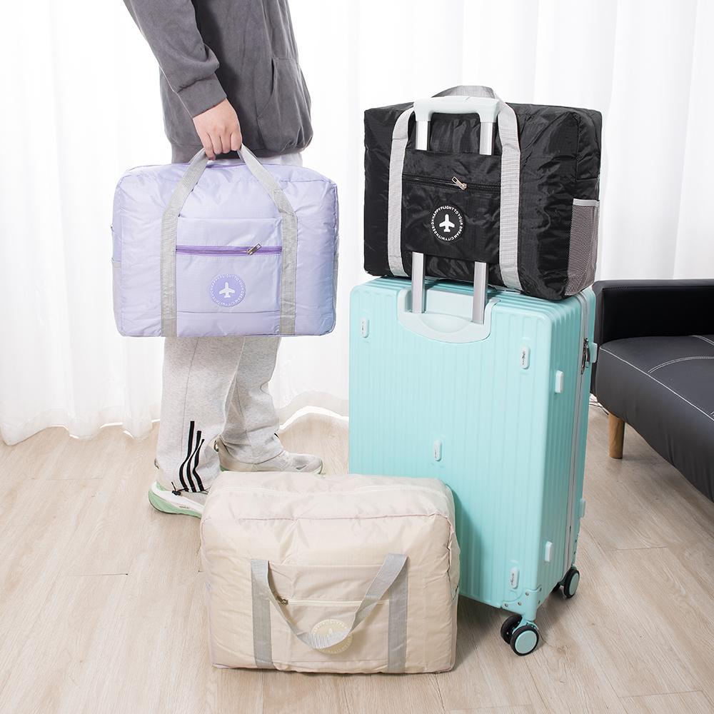 Large Capacity Foldable Airplane Bag Portable Travel Bag Lever Lift Sports & Fitness Organizer Storage Bag for Travel