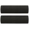 Vidaxl 2-Cz. Relaxation Set With Cushions, Black, Fabric
