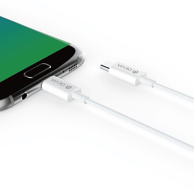 

DEVIA Smart Series EC042 1m Type-C to Type-C Data Cable 60W Fast Charging TPE Cord