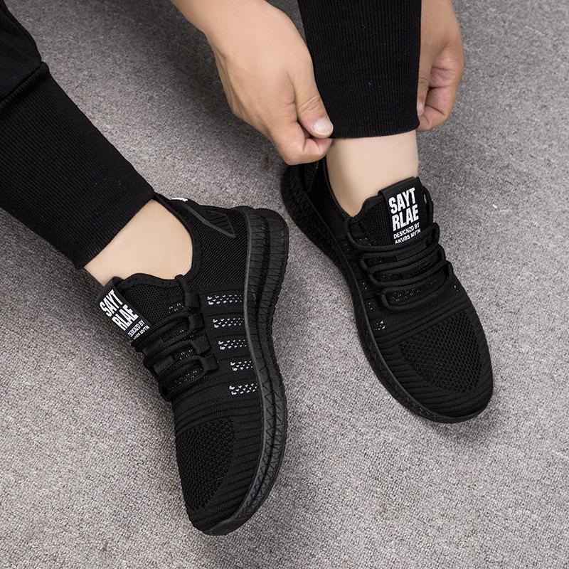 2023 Jesień Nowe Modne Męskie Buty Latające Tkaniny Sportowe Rekreacyjne Buty Do Biegania Męskie Buty