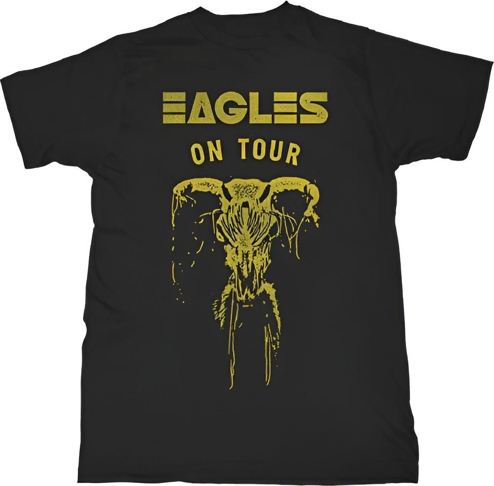 Оригинальная футболка Eagles On Tour с черепом S-2XL НОВАЯ Унисекс футболка XXL