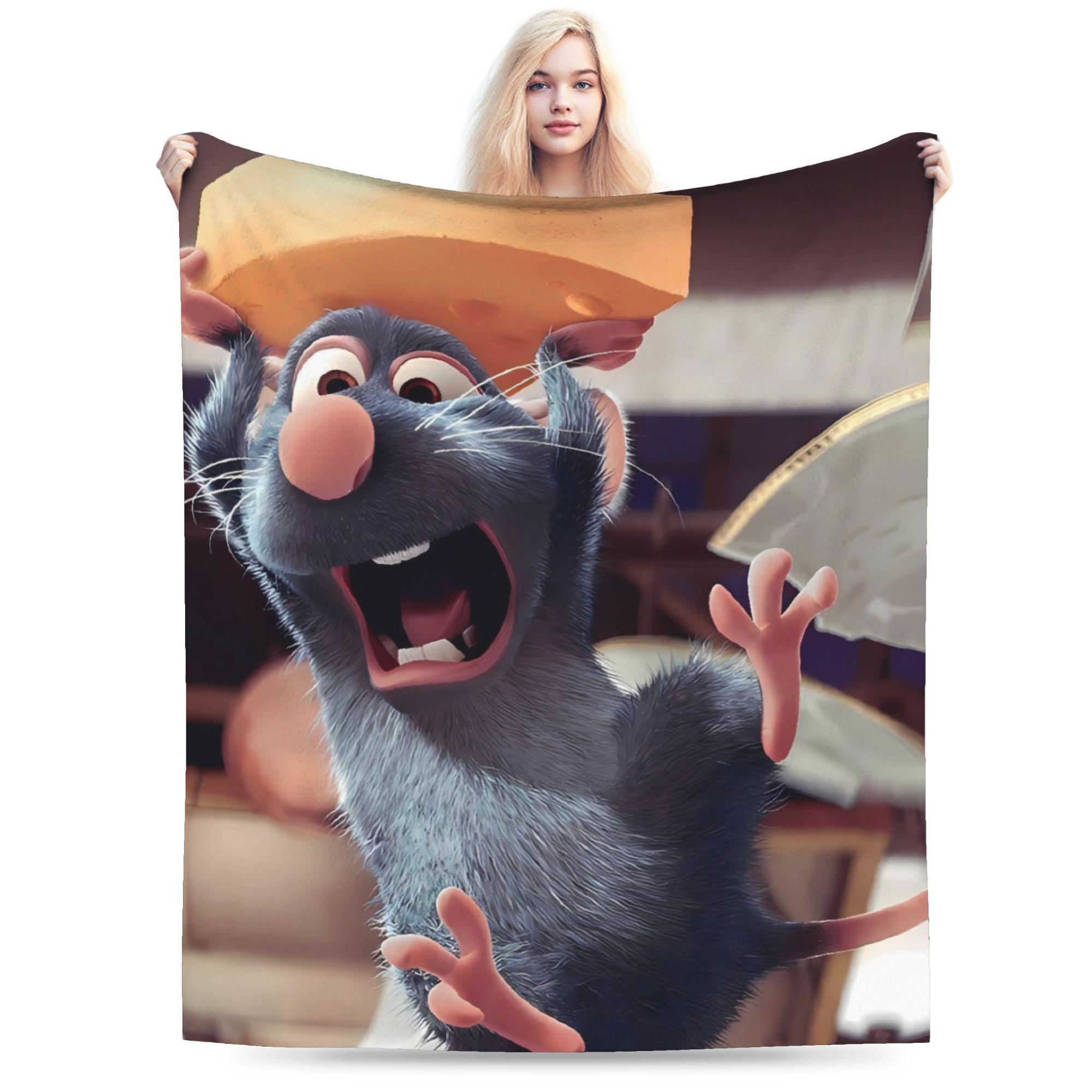 

Cute Ratatouille Blanket Warm Soft Comfortable Plush Bedding Throws For Boy Girl Bedroom Flannel Bedspread Bed Cover 75x90cm