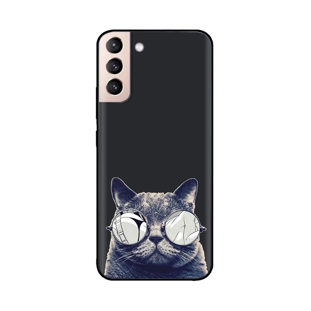 For Samsung Galaxy S21 Plus Case Soft Black Silicone Cover Protective Shell For Samsung Galaxy S21 Plus Ultra S21+ FE 5G Case