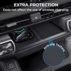 Wireless Charging Protective Mat for Toyota RAV4 2026, Center Console Interior Accessories Silicone Anti-Slip Wireless Charger Cover Pad for 2026 RAV