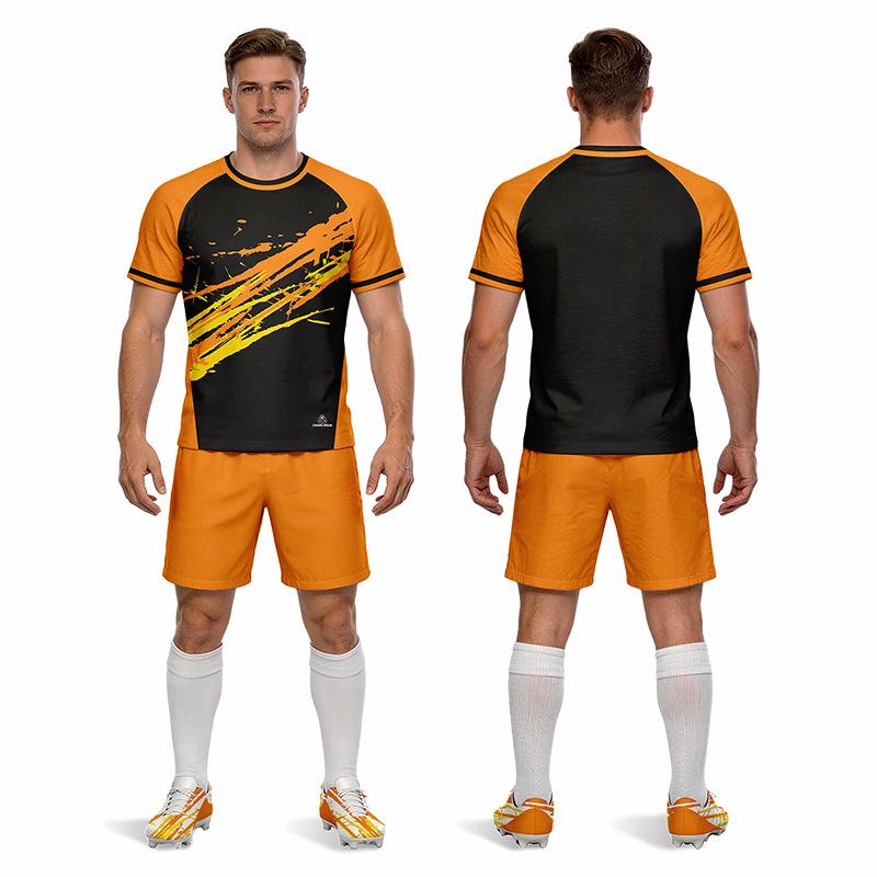 Adult Football Kit: Quick-Drying, Moisture-Wicking, Fast-Drying Short Sleeve Sportswear