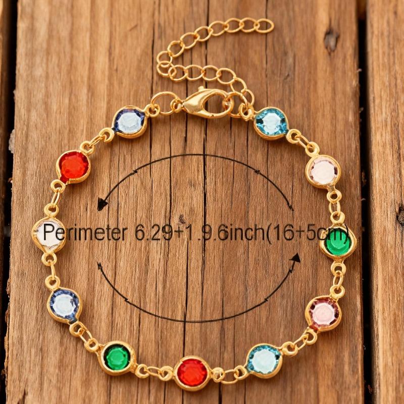 Bohemian Colorful Glass Long Y-Shaped Necklace Metal Collarbone Chain Gold Silver Color Summer Holiday Party Body Jewelry Gifts