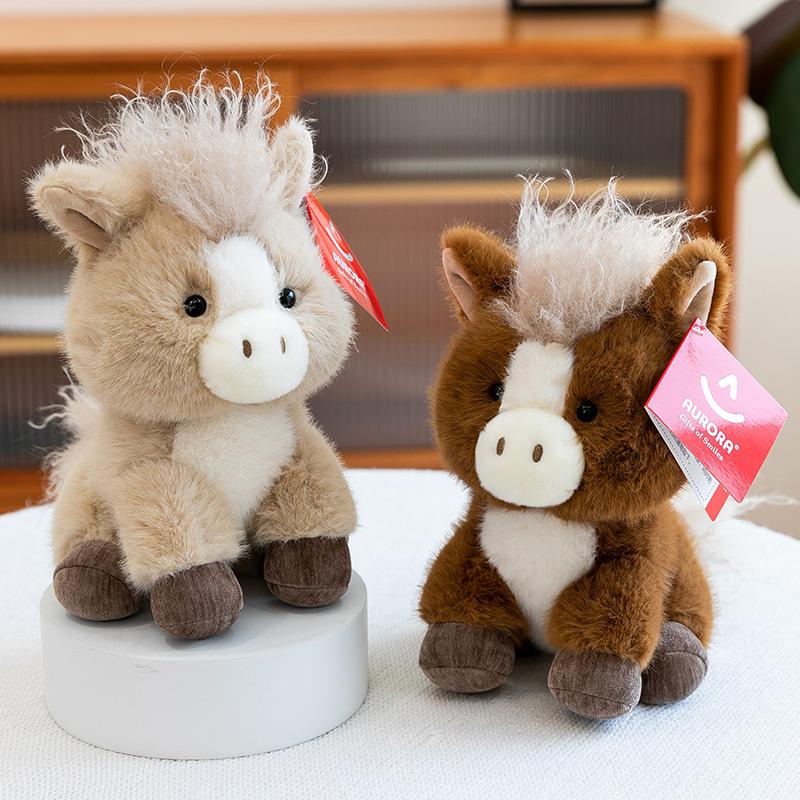 Fried pony plush toy children's New Year's gift home decoration company annual meeting decoration