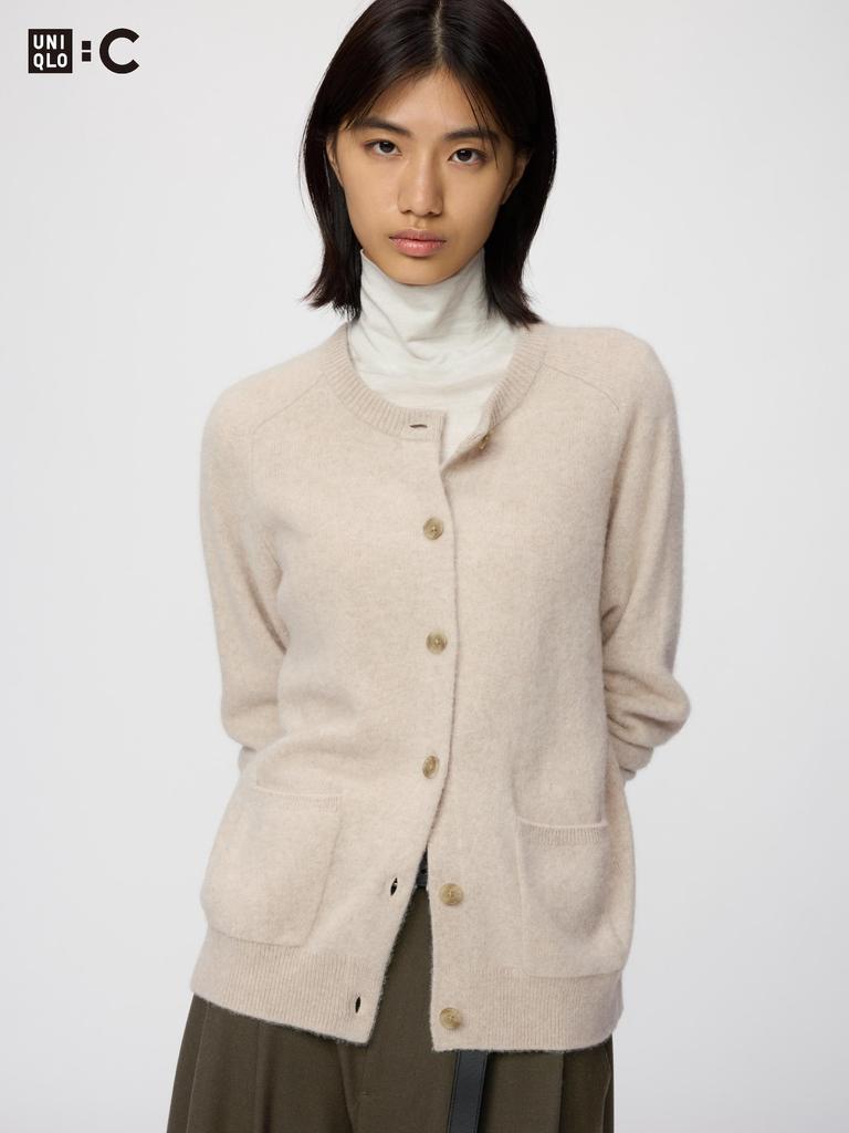 Uniqlo Japan Fluffy Cashmere Relaxed Cardigan