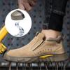 Indestructible Shoes Men Anti Scalding Welding Shoes Anti Impact Anti Puncture Construction Site Work Boots Men Safety Shoes