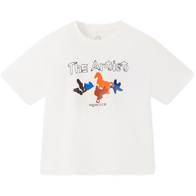 MQD Boys Cartoon Pony Short Sleeve T-shirt 140