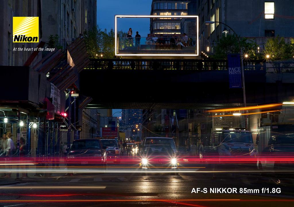 Nikon Single Focus Lens NIKKOR 85mm Full Size Compatible AF-S f/1.8G