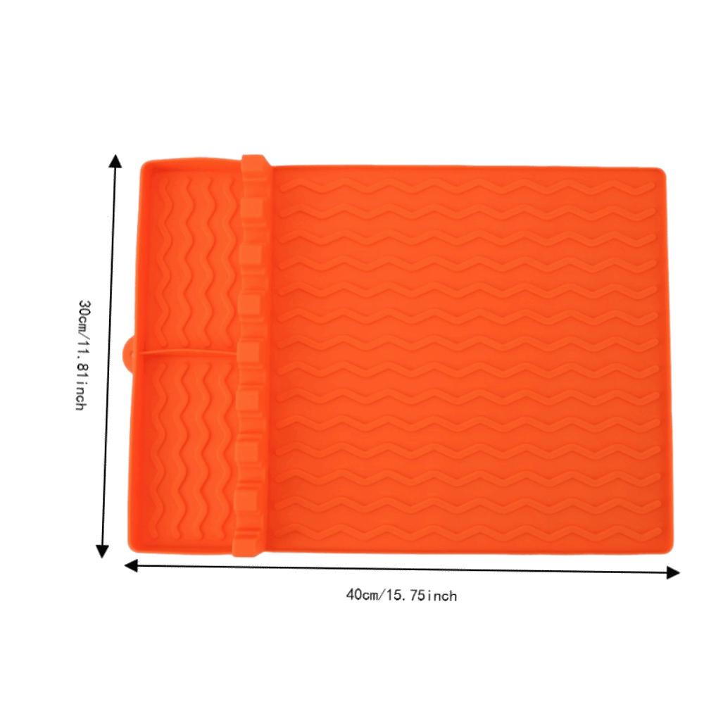 Heat Resistant Griddle Tool Mat Silicone Drip Pad Heat Resistant Silicone Griddle Mat Grilling