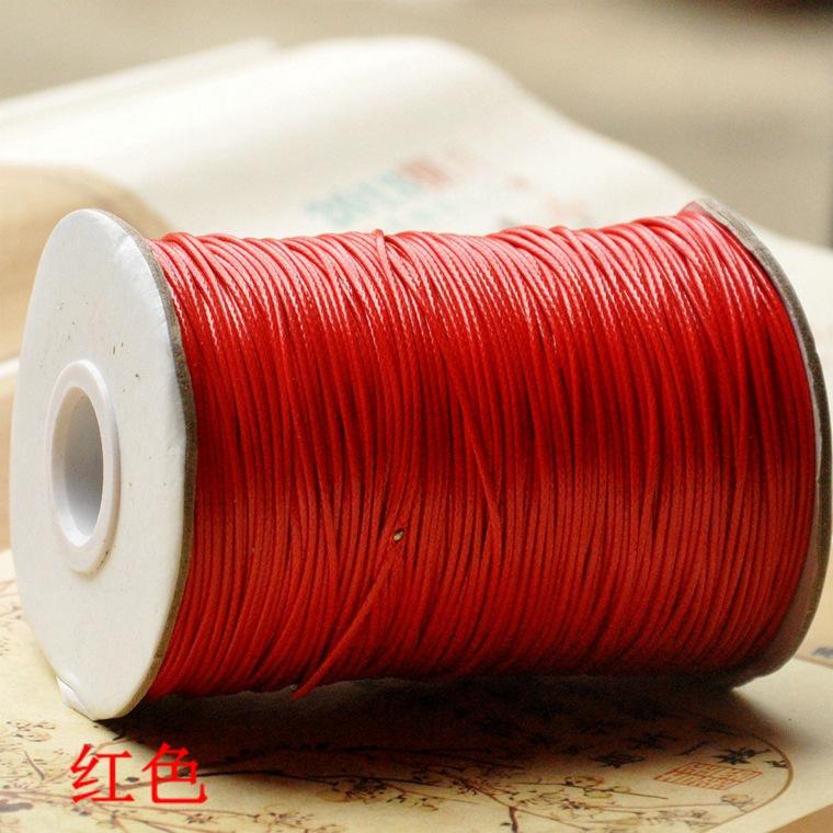 Necklace Bracelet Material, Jewelry Accessories, Multi-Colored Wax Rope, 200 Yards In A Roll Of Wax Thread, Woven Wire Diy Rope