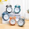 Extra Loud Metal Ringing Alarm Clock Student Uses Lazy Bedroom Wake Up Clock To Silently Walk with Small Night Light Clock