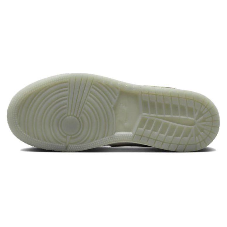Air Jordan 1 Retro Low OG GS Année du Dragon Chaussures pour Enfants Or Voile Vert Pétrole FQ6593-100