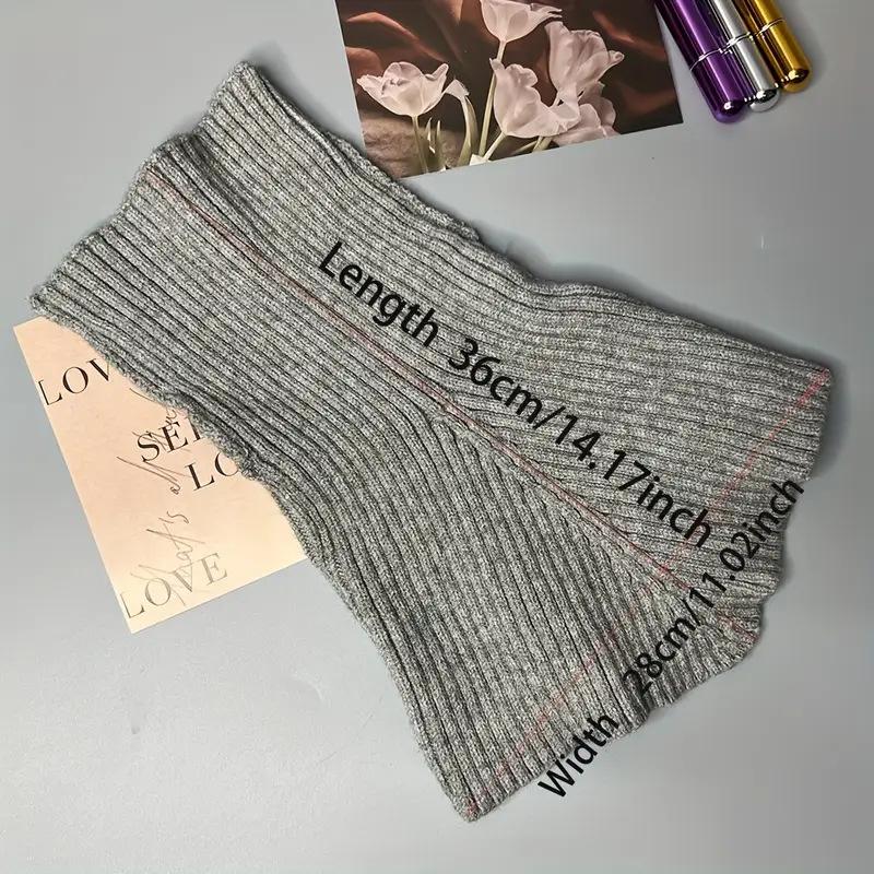 Men's and Women's Autumn and Winter Knitted Scarves High Necked Scarf Fake Collars Decorative Scarves