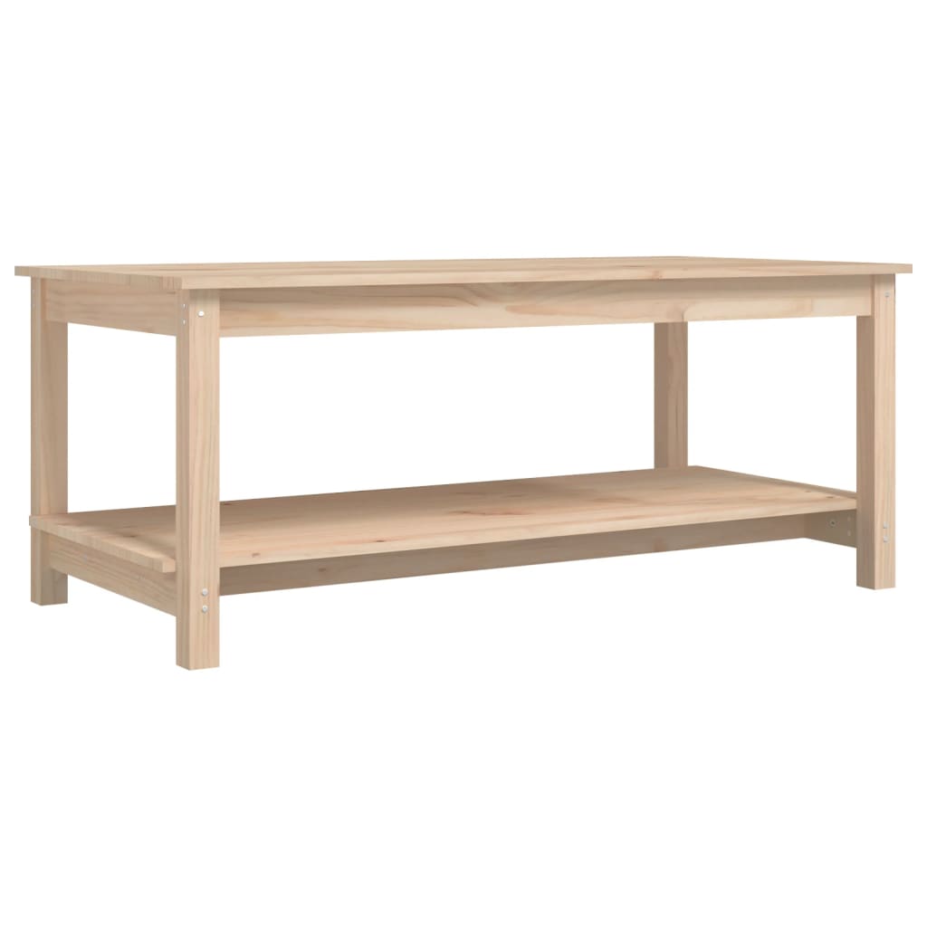  Coffee Table, 110x55x45 Cm, Solid Pine Wood