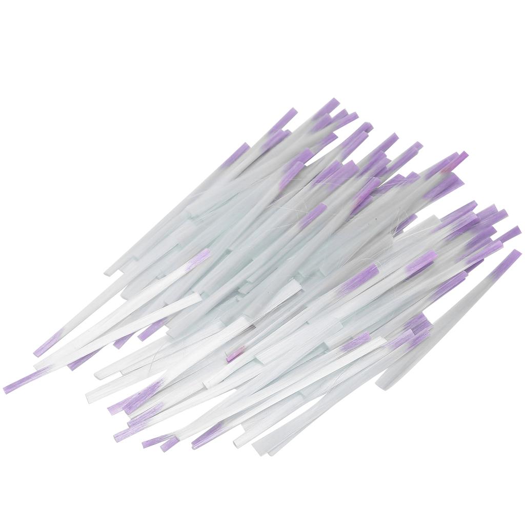 100Pcs Fiberglass Nail Extension Tool DIY Shaping Artificial Fake Tips for Nail Art