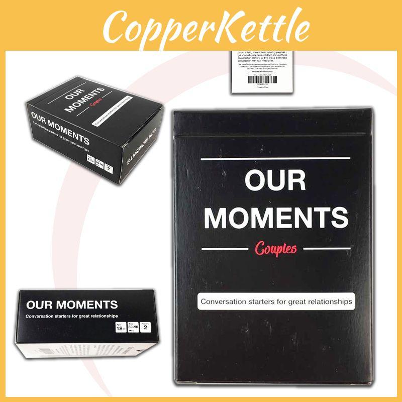 Our Moments Romantic Couples Board Game With 100 Thought-provoking Cards