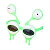 Novelty Alien Glasses Big Eyes Alien Sunglasses Halloween Costume Accessory for Carnival Festivals Cosplay Party Supplies