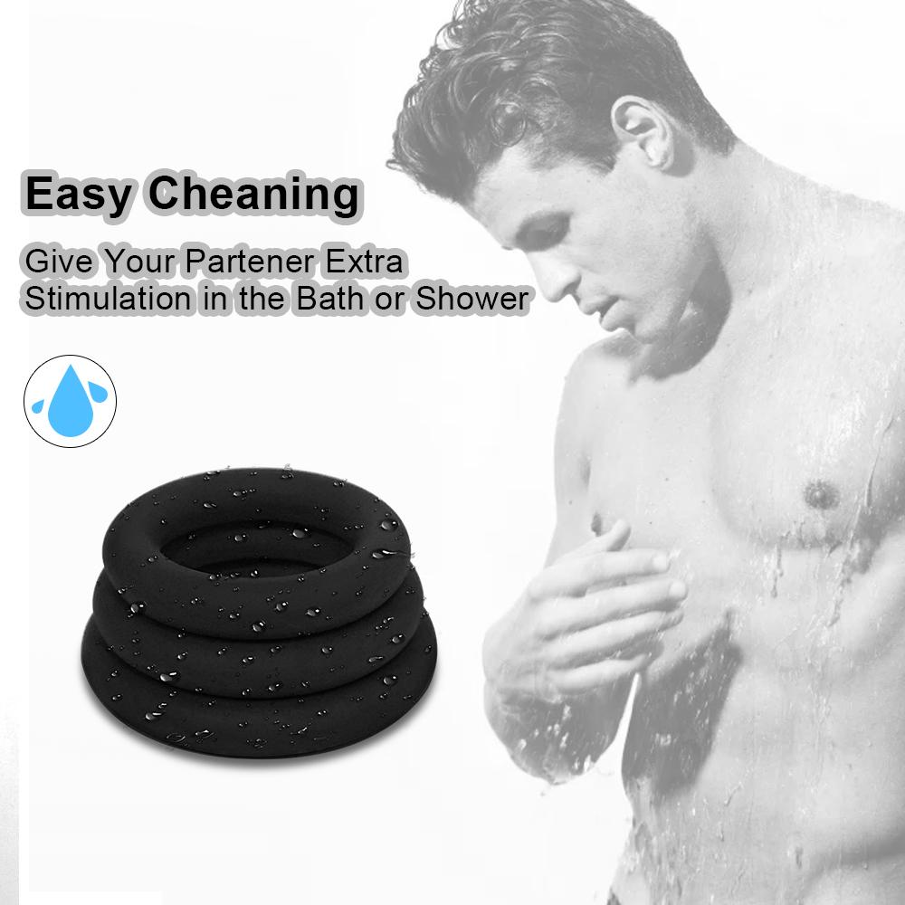 Men's Sex Toys Delayed Ejaculation Locks Semen Rings Penis Rings Gay Sex Products In Different Sizes