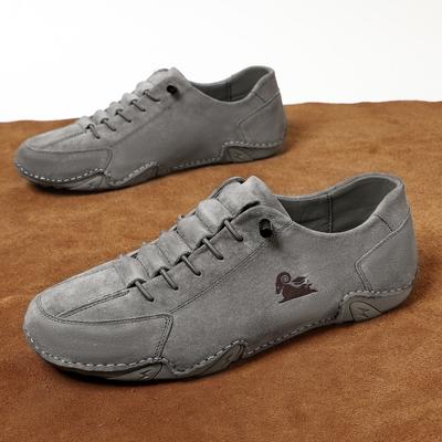 First Layer Leather Men's Shoes Low-top Men's Casual Shoes Martin Shoes Men's Octopus Men's Shoes