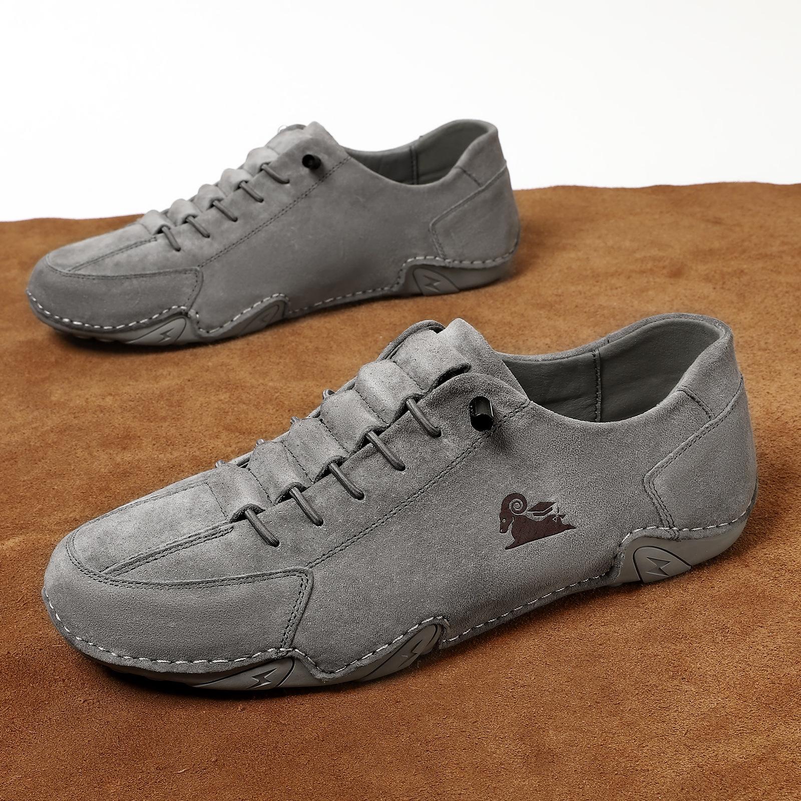 Верхний слой кожаных мужских ботинок Низкие мужские повседневные туфли 46 — фото 3