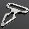 All in 1Pc Camping Equipment EDC Gear Multi Tool Angle Wrench / Screwdriver / Opener Survival Kit