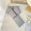Down Scarf with Pocket Design Solid Color Waterproof Wear-Resistant Winter Versatile Scarf Daily Outdoor Wear