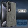 EUCAGR For vivo V50 Lite/vivo V50Lite Case Simple Stylish Magnetic Suction Luxury PU Leather Skin-friendly Anti-drop Back Cover