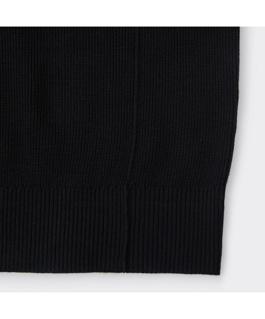 Customellow [Essentials] Black Texture Cardigan C9Wam26111Bkx