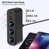 12V/24V 120W încărcător rapid multifuncțional pentru brichetă auto PD QC USB încărcare rapidă adaptor de alimentare încărcător priză