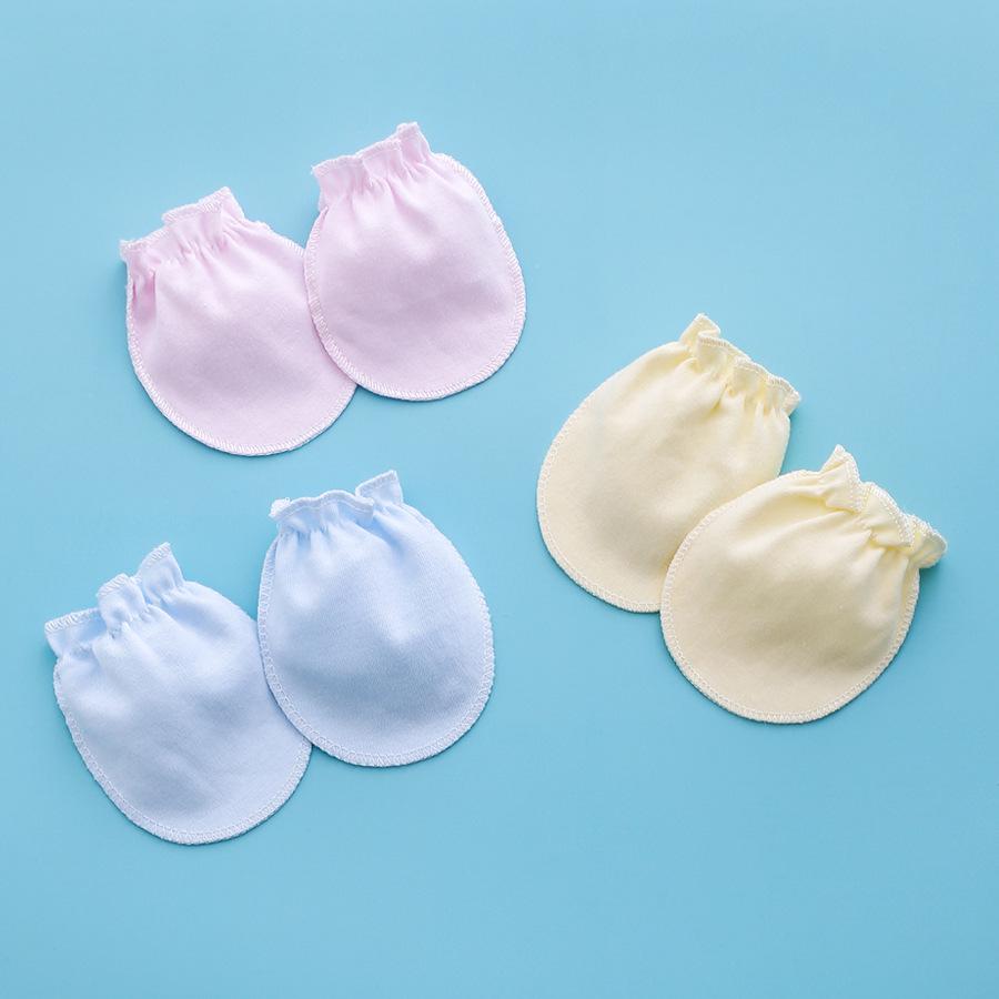 

Защитные перчатки из чистого хлопка для новорожденных - Защита рук для осени и зимы One Size